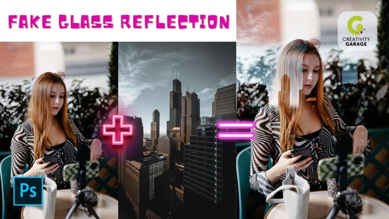 Create a Realistic Glass Reflection in Photoshop with This Trick!