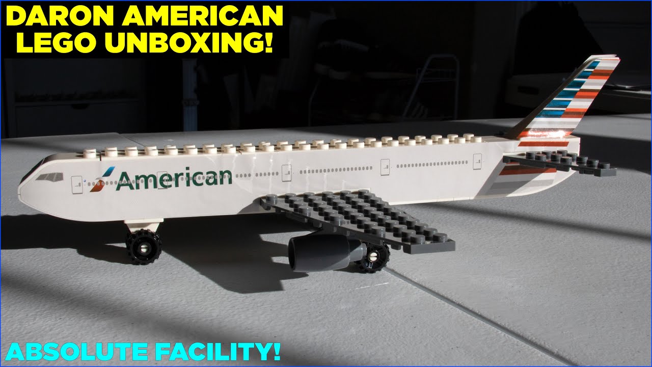 DARON LEGO AMERICAN AIRLINES UNBOXING!