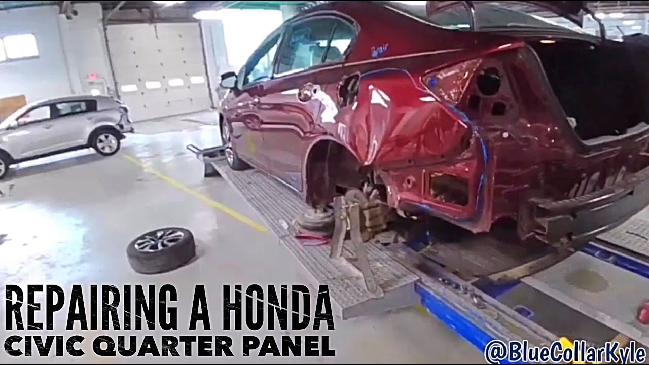 Repairing A Civic Quarter Panel