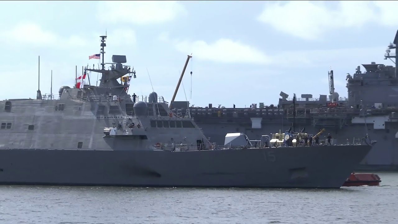 Newly commissioned USS Billings arrives at new Mayport home