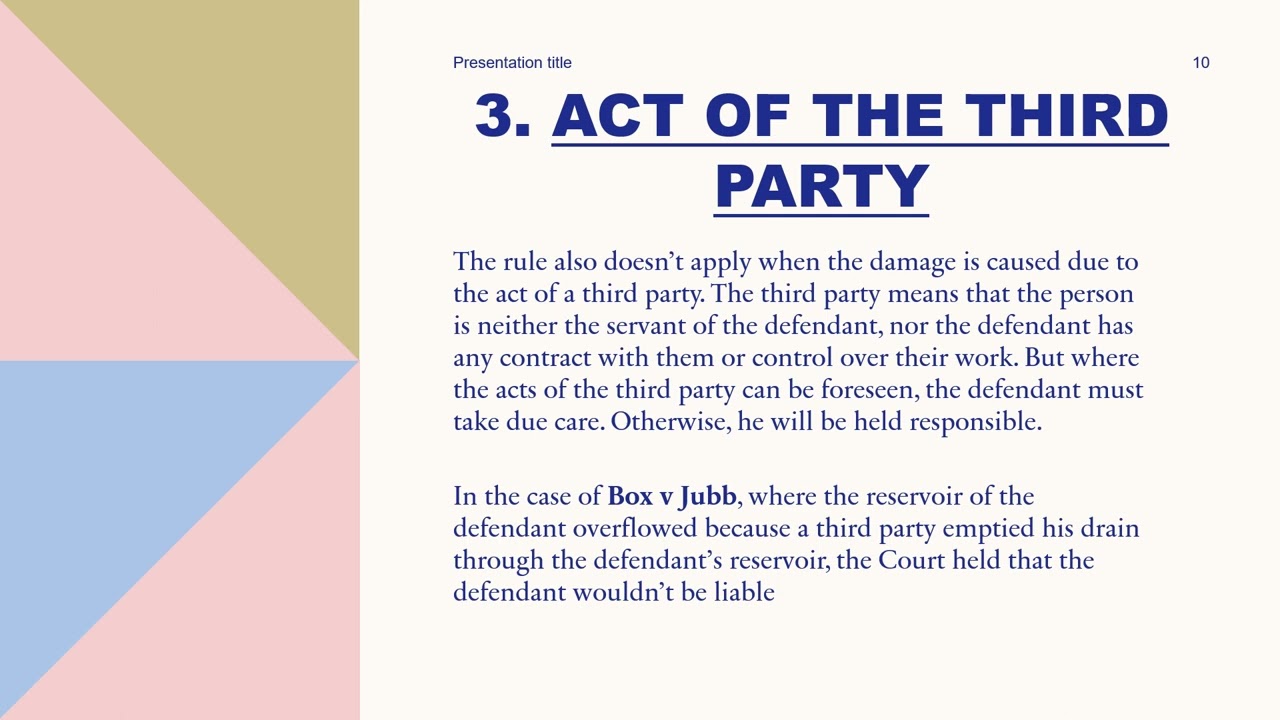 Tort | Strict and absolute liability