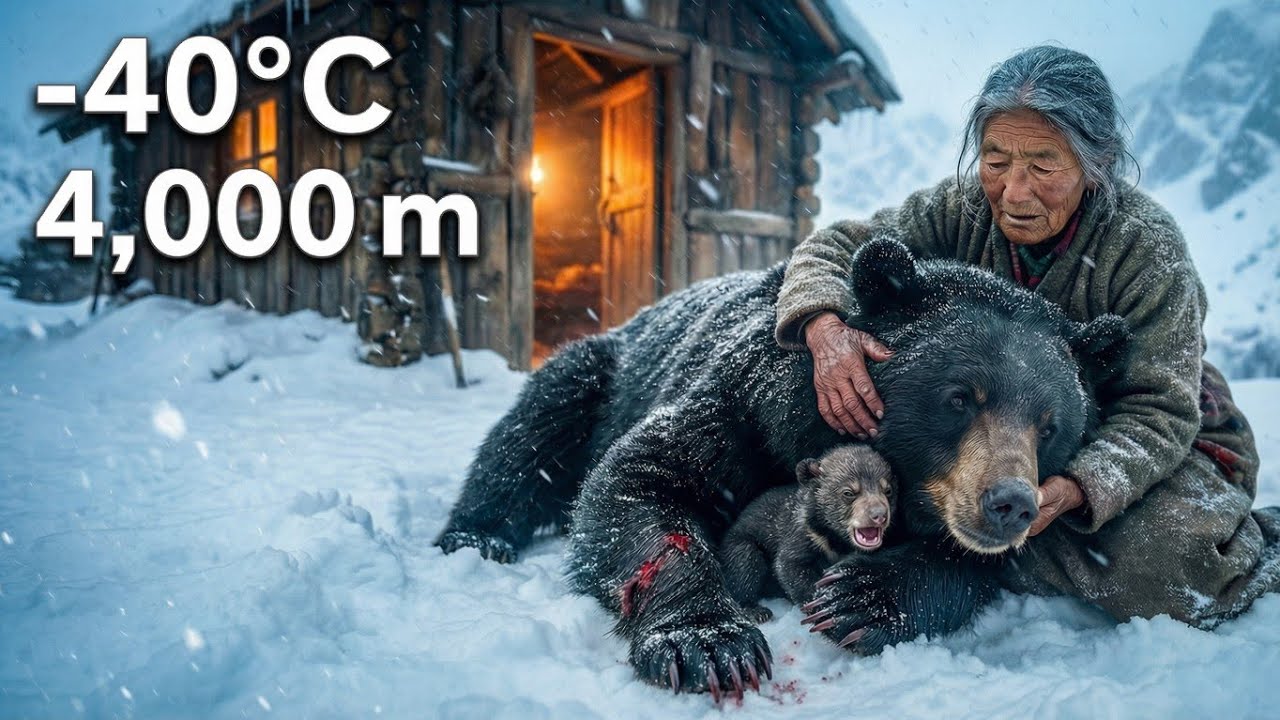 Rescuing an Injured Bear in a -40°C Himalayan Blizzard 🐻❄️
