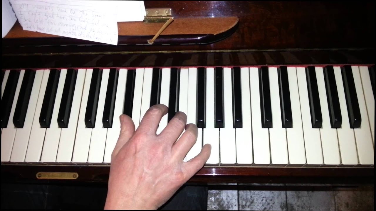 Killer Right Hand Boogie Blues Riff in G Piano Tutorial