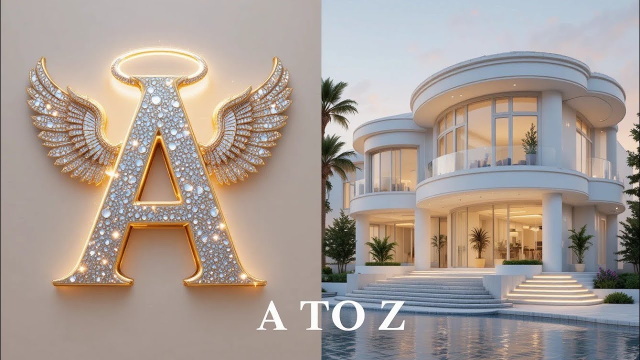 Pick Your Name’s First LETTER (A–Z) 😍 Unlock Your Dream House 🏡✨ 