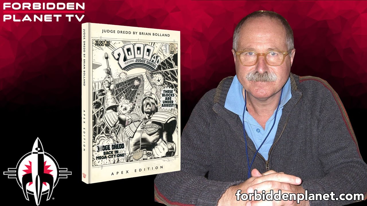 Brian Bolland: behind the scenes of his classic Judge Dredd art!