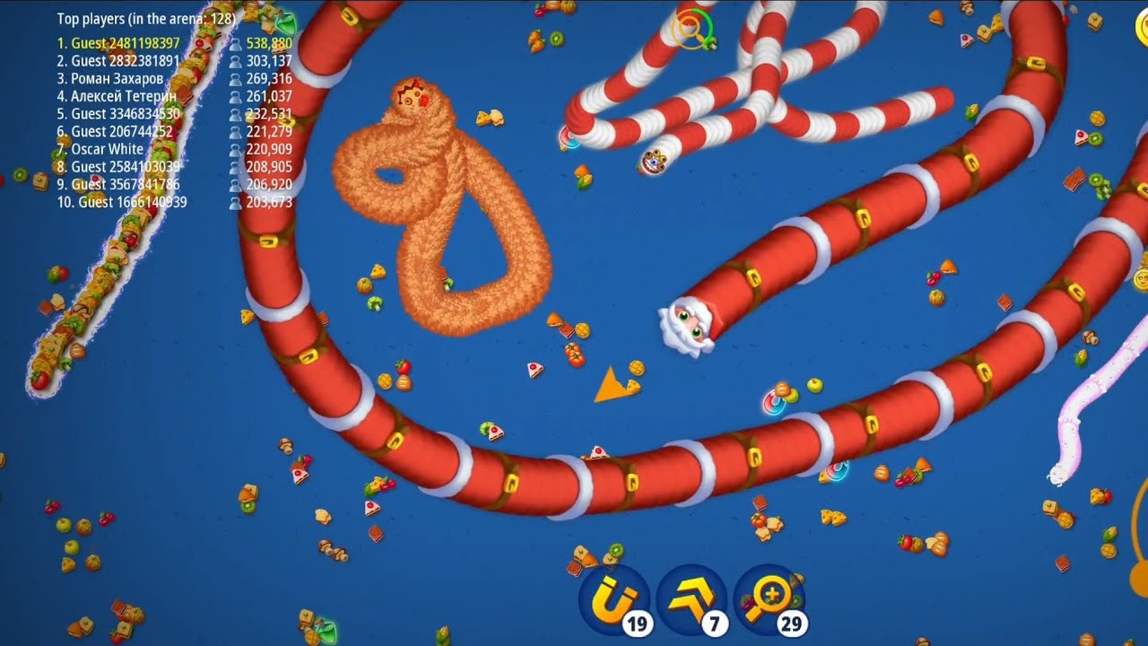 Worms Zone Madness (part 45) Eating Giant Snakes & Scoring BIG! #Gameplay #shortsvideo 2