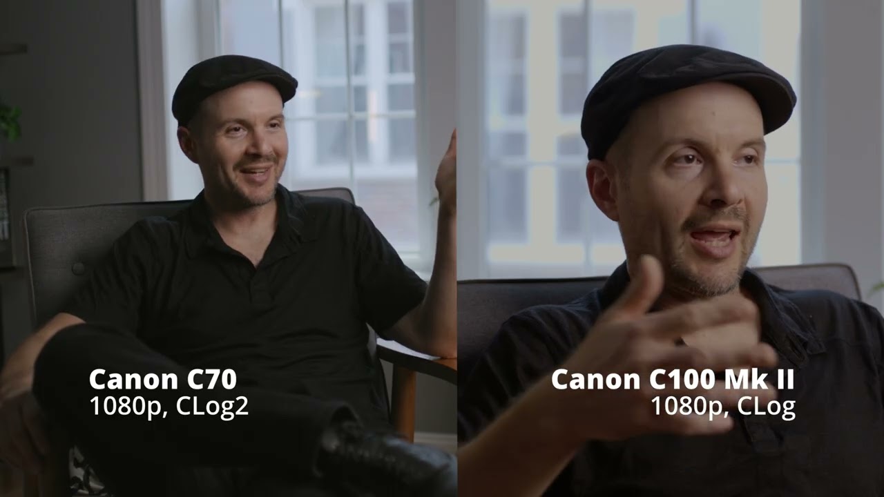 Canon C70 and C100 Mk II Footage Comparison | 4K | 2024