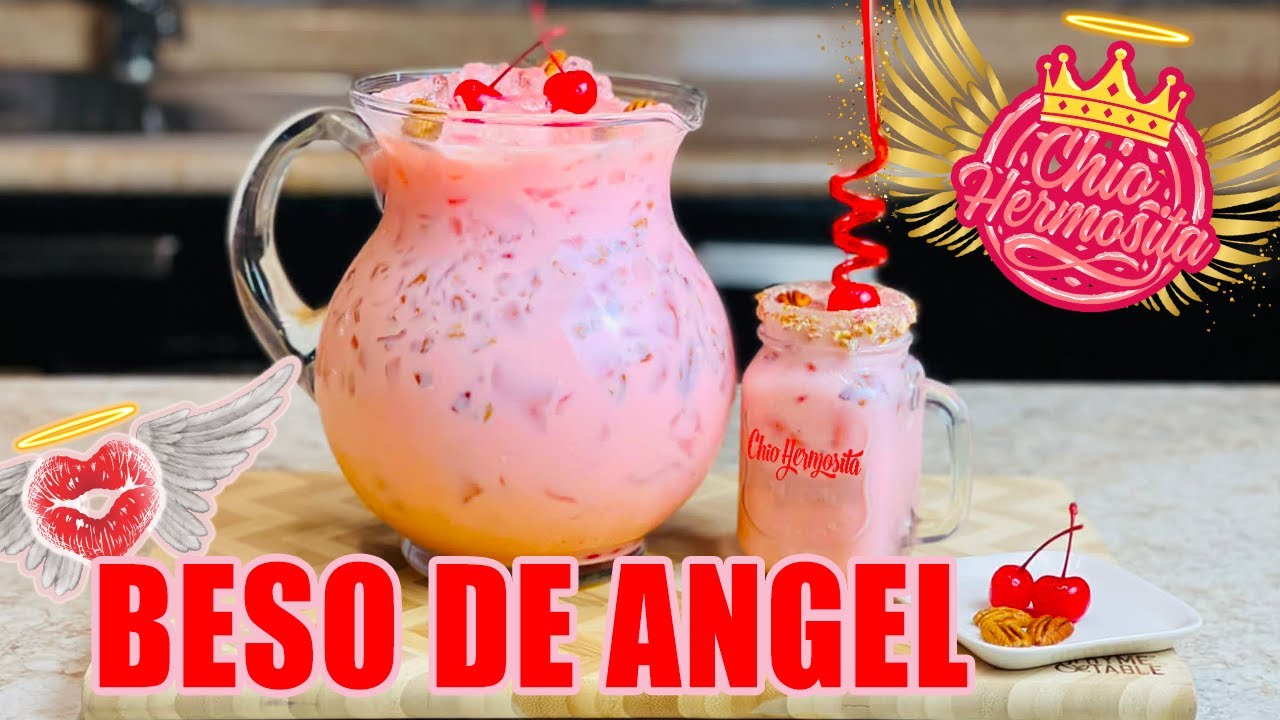 Agua Fresca Beso 💋 De Ángel 👼 🧊🥤🍒