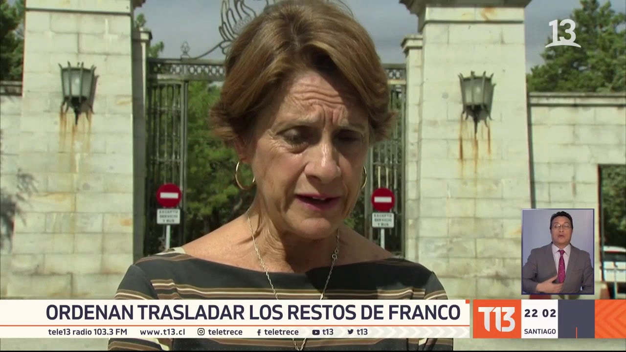 Ordenan trasladar los restos de Francisco Franco en España