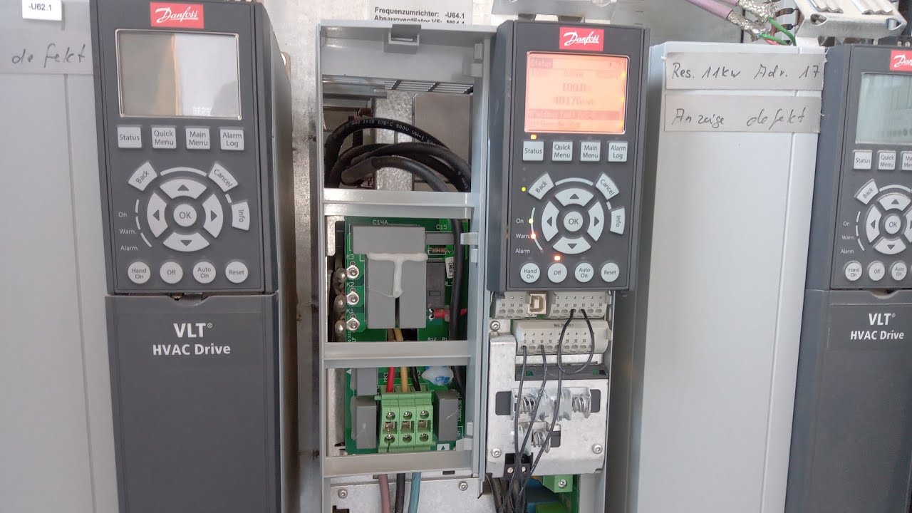DANFOSS HVAC VFD FULL DETAIL WIRING AND ALL PARAMETERS SETTING