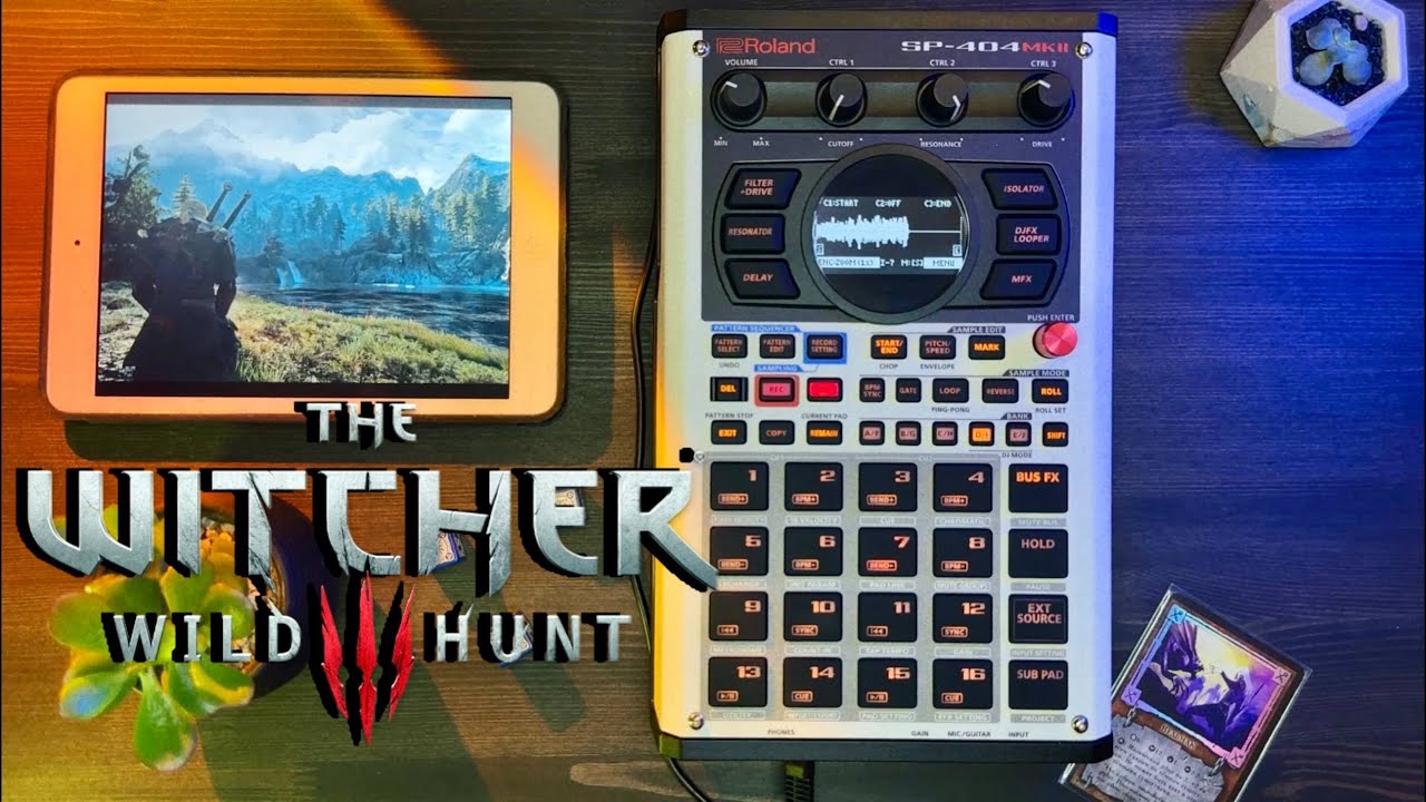 The Witcher 3 - The Fields of Ard Skellig | Roland SP404 MK2 Sampling