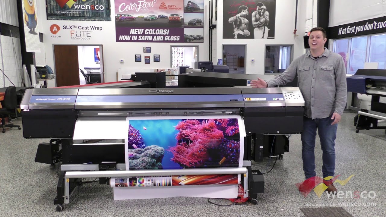 Roland DG SOLJET Pro 4 XR-640 Test Print Configuration