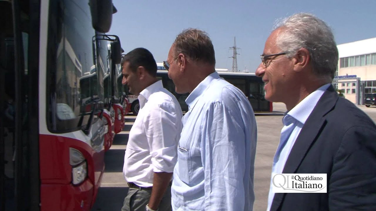 Amtab a pezzi, presentati i nuovi autobus presto sulle strade di Bari