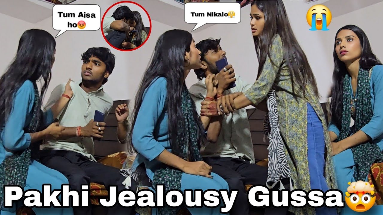 Pakhi Jealousy Gussa 🤯 || Bhag Gai ap kya hoga🥺 || Guddu Vlogs