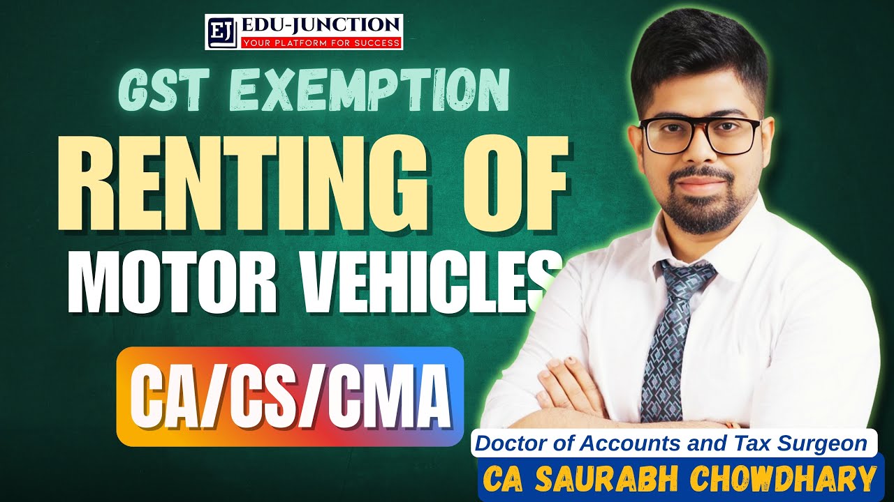 Exemption under GST | Renting of Immovable Property | 