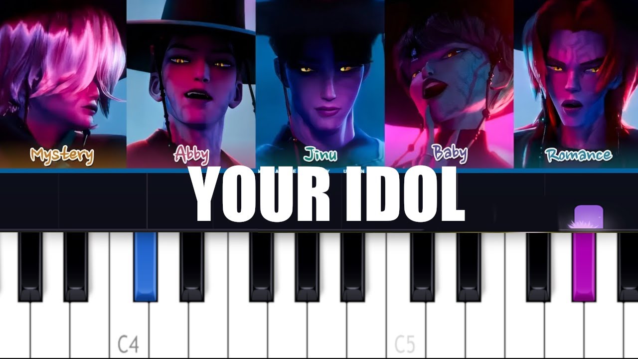 Saja Boys - Your Idol ( KPop Demon Hunters) (Piano Tutorial)