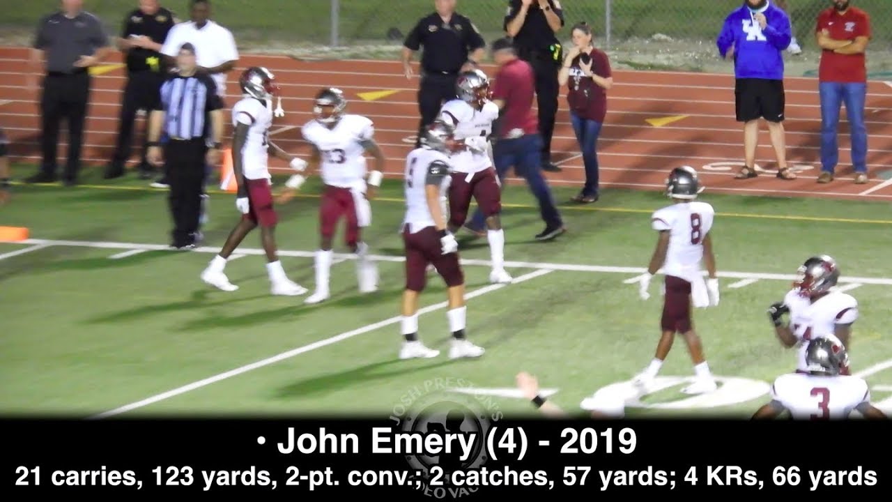 John Emery vs. John Ehret (24 touches, 246 yards) - Destrehan 2019 RB (Georgia commit)
