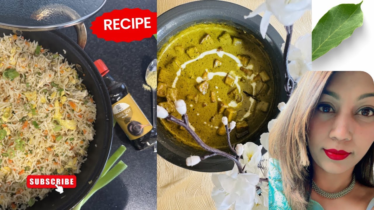 Easy restaurant style chicken fried rice recipe and hyderabadi paneer recipe | daily vlog 