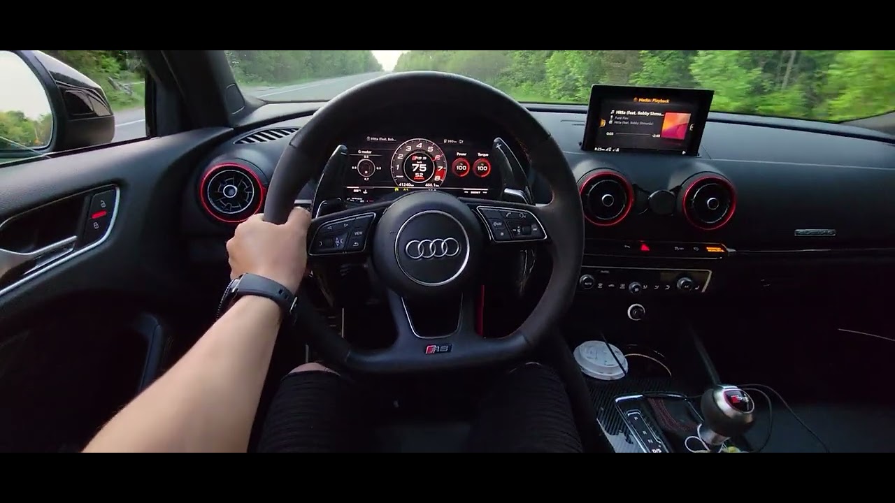 Audi RS3 Stage 2 Unitronic Tuned Launch.