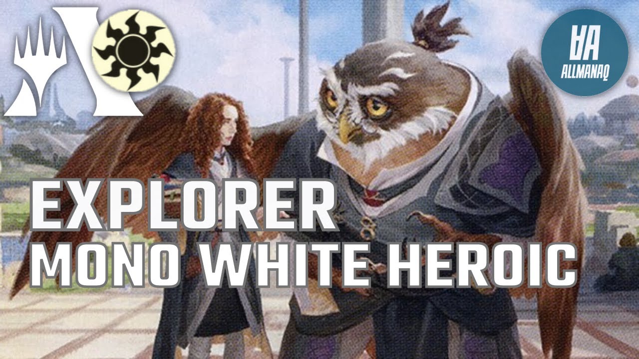 MONO WHITE HEROIC! Explorer com Ruas de Nova Capenna! (MTG ARENA)