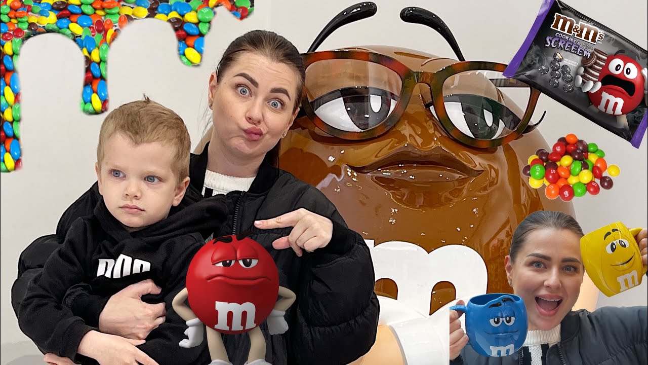 Первый в Европе M&Ms store. Пробуем разные конфеты!