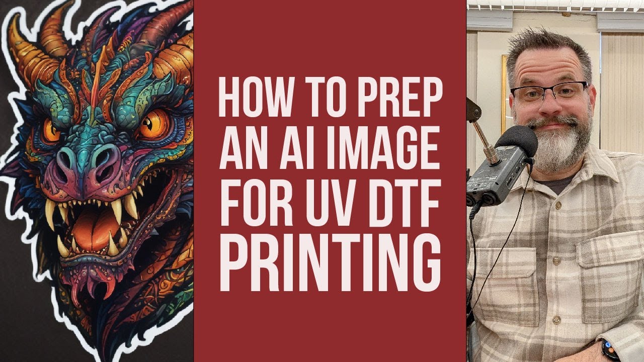 Preparing AI Generated Graphics for UV DTF Printing
