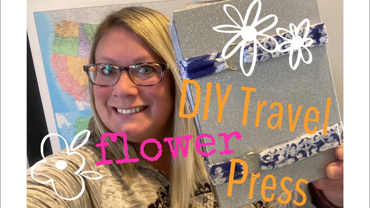 DIY TRAVEL FLOWER PRESS!