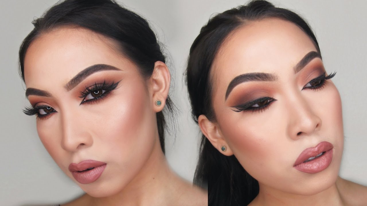 Matte Brown Smokey Cat Eye | ONE PALETTE Tutorial