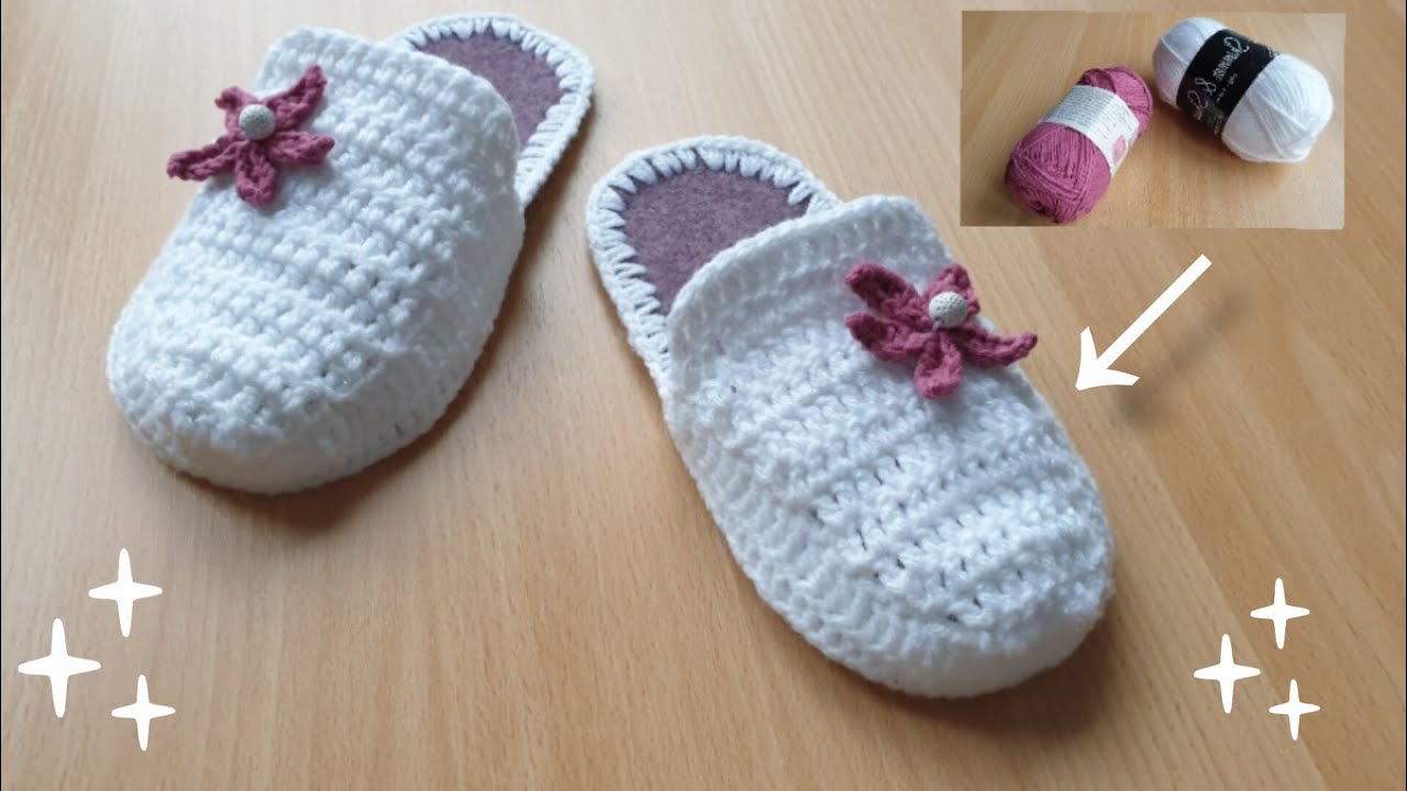 How to Crochet Slipers Easy Tutorial