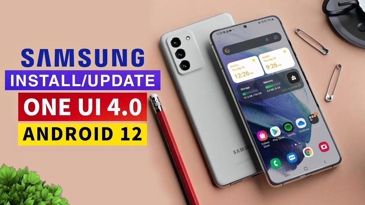 How to Install/Update ONE Ui on Any Samsung Phone | ONE UI 4.0 Android 12 First Look