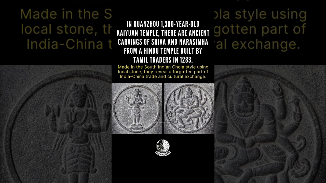 Tamil traders built a temple in China?! 🤯 #beyond5000