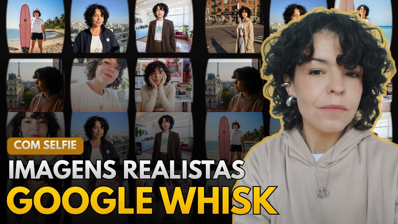 Crie Fotos com as suas Selfies na IA do Google - Gemini - Whisk