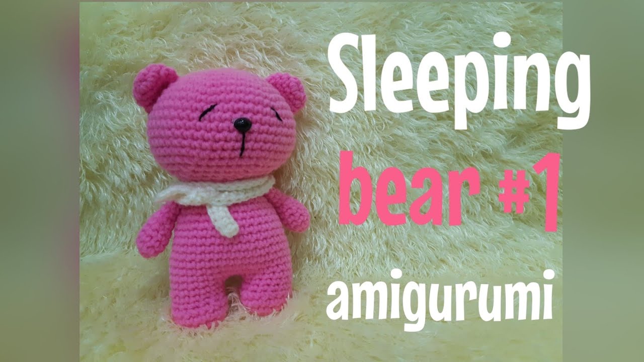 EP.296 สอนถักตุ๊กตาหมีโครเชต์ #1  /How to crochet bear  amigurumi #1 ./Free pattern./Bear  crochet.