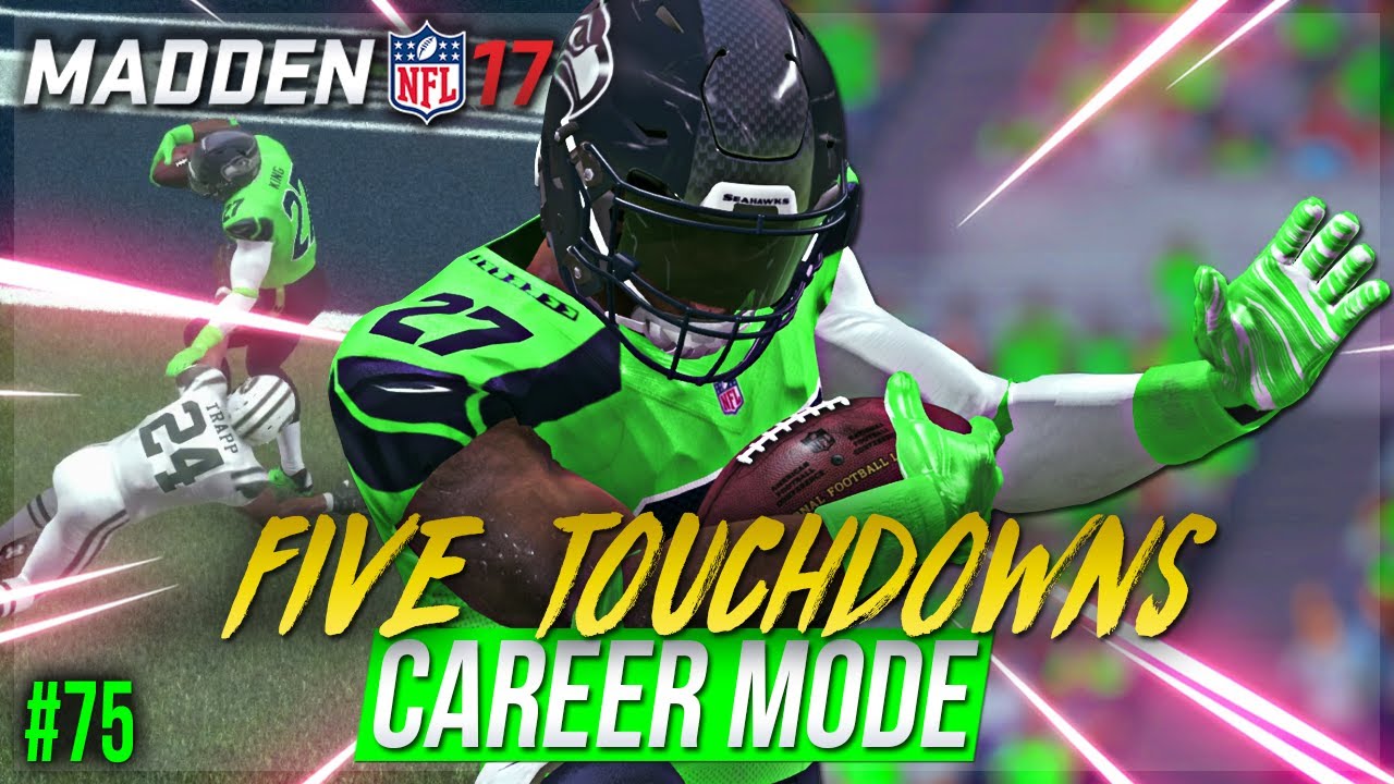 FIVE TOUCHDOWNS! MUST WATCH PERFORMANCE! MADDEN 17 CAREER MODE RB | SEASON 8
