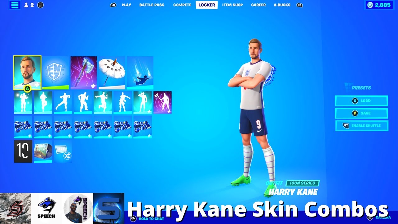 Harry Kane Skin Combos (Fortnite Battle Royale)