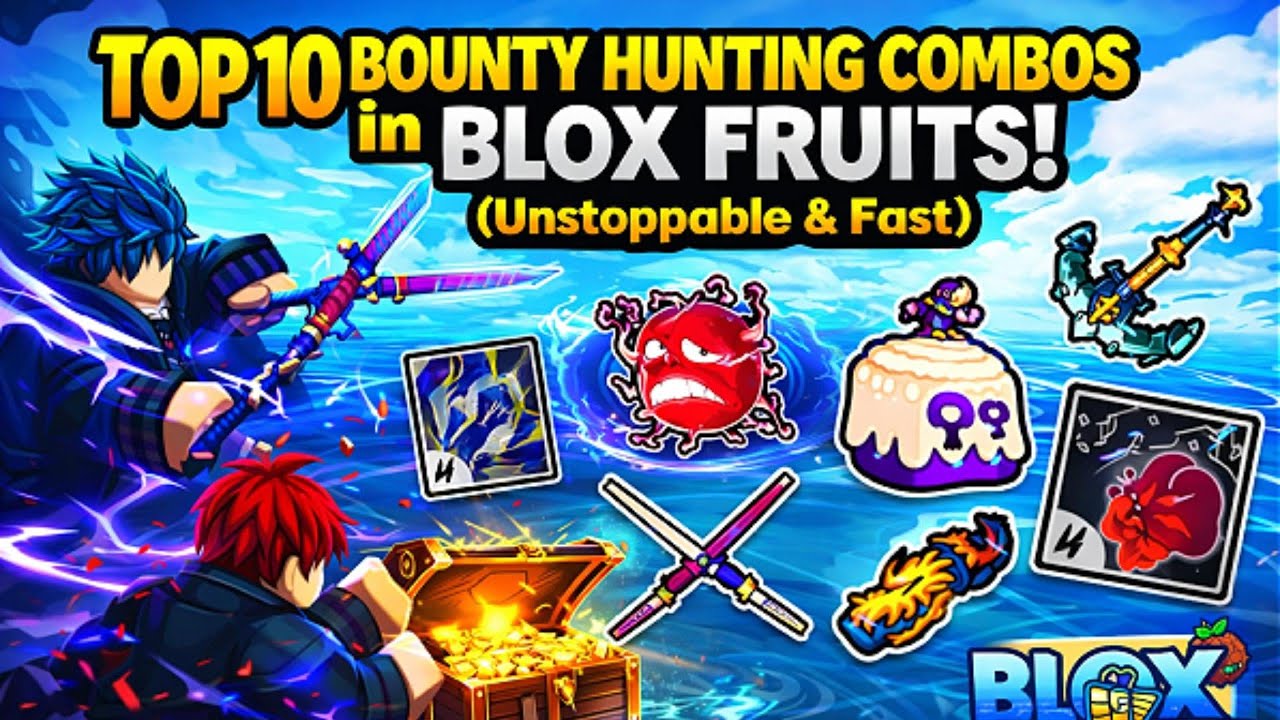 Top 10 Bounty Hunting Combos in Blox Fruits! (Unstoppable & Fast)
