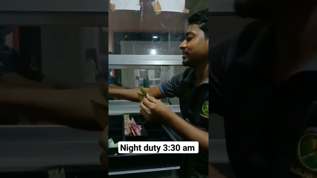 Night duty /job/ toll collector /Dhaka  #viralvideos #reels #shorts taka