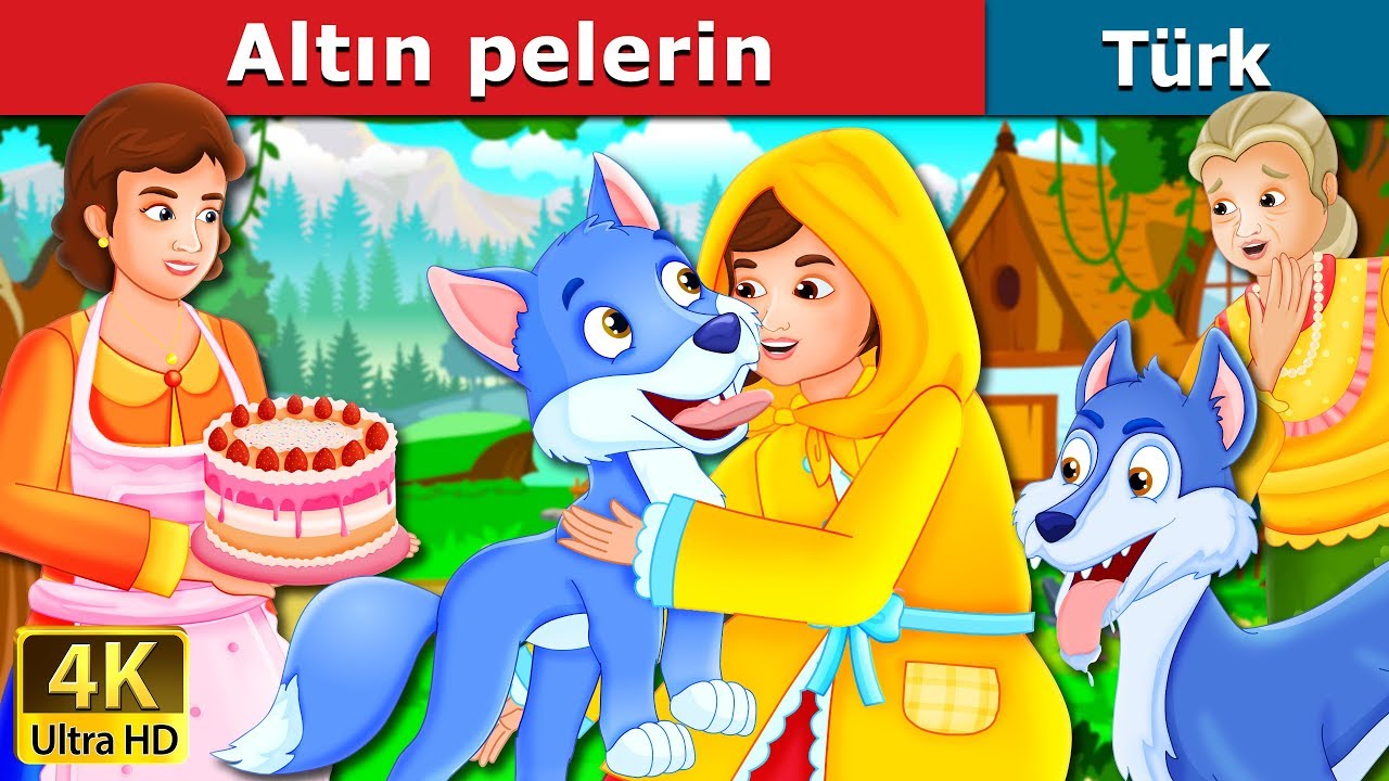 Latin pelerin | The Golden Hood Story in Turkish | @TürkiyeFairyTales