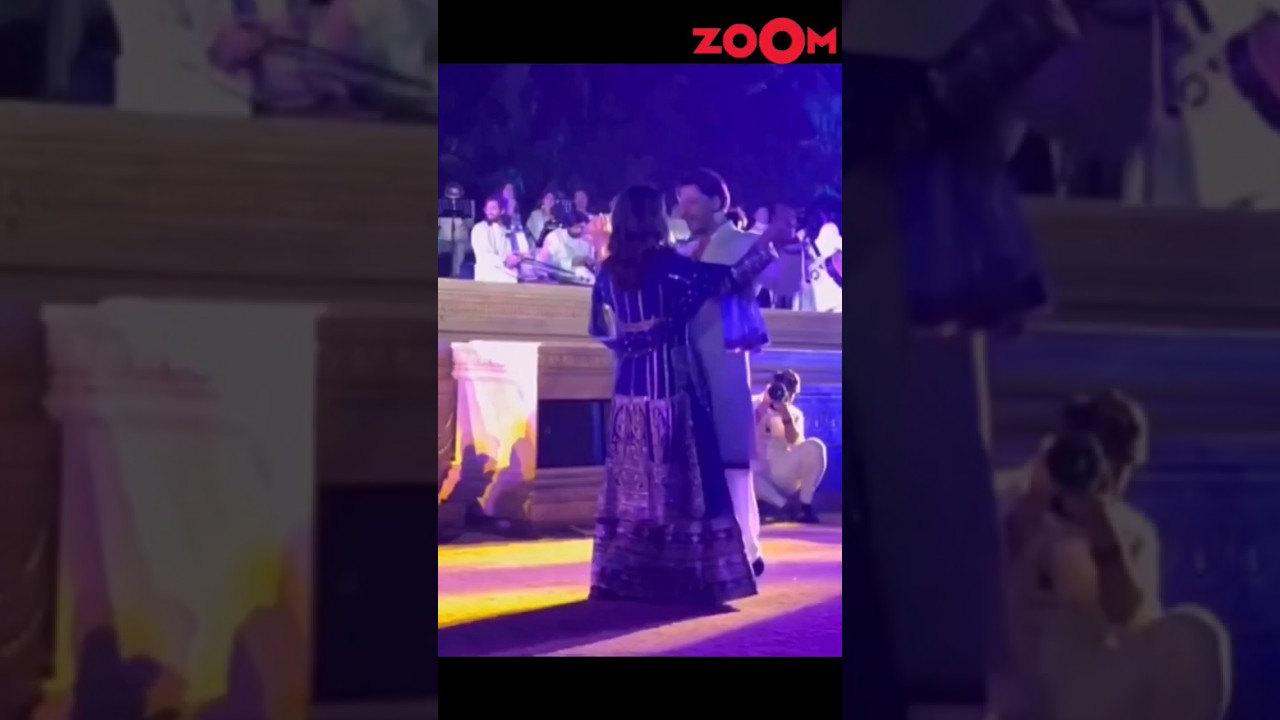 Shah Rukh Khan's ROMANTIC dance with Gauri on Veer Zara's song at Anant-Radhika's pre-wedding ❤️