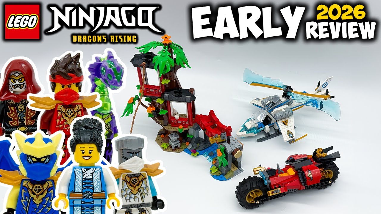 Ninja Vehicle Tree House Battle EARLY 2026 Review! Ninjago Dragons Rising Season 4 Set 71857