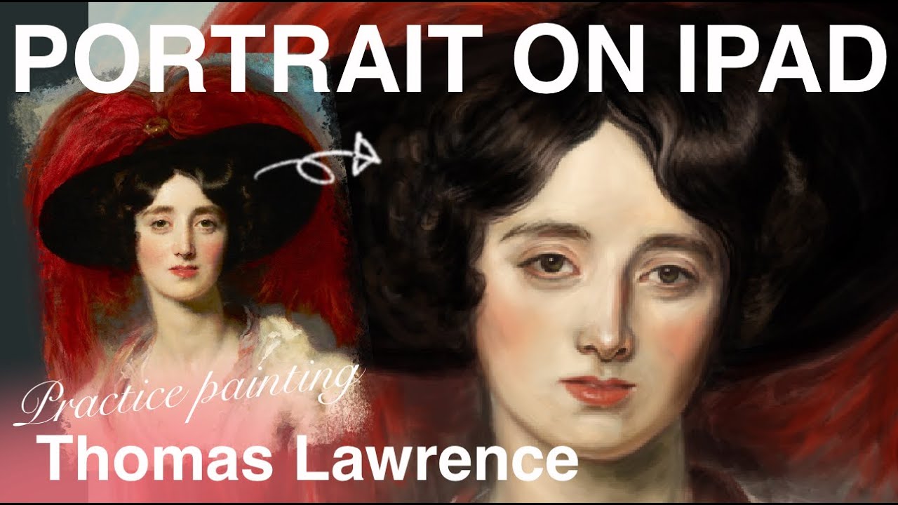 #10-Thomas Lawrence-[Draw human portrait on iPad Procreate]