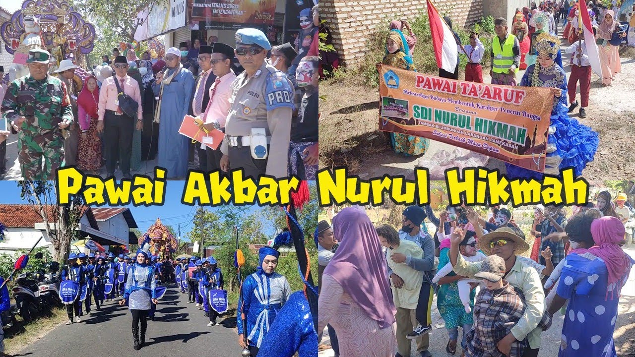 Karnaval Akbar Nurul Hikmah Tambak Blumbungan Larangan Pamekasan