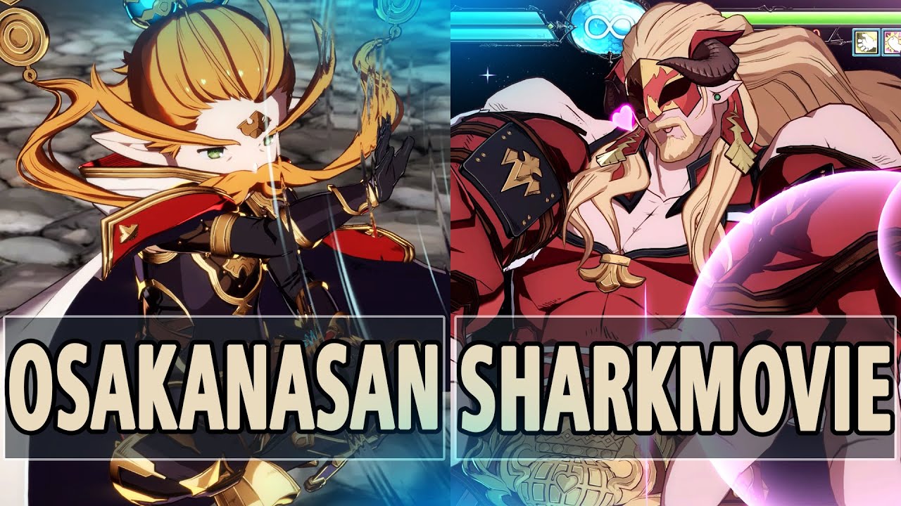 GBVS: Osakanasan (Anre) Vs SharkMovie (Ladiva) | High Level Gameplay.