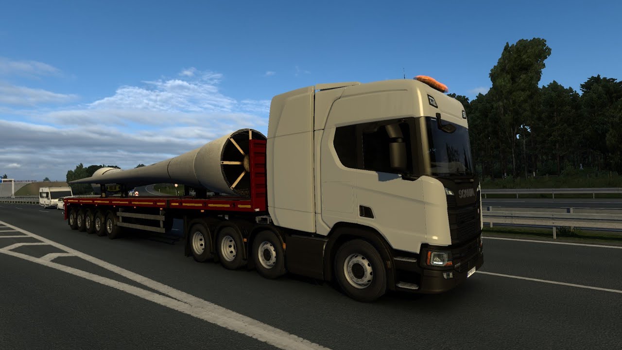 Mini Wind Blade In Germany || Euro Truck Simulator 2 || 1.58 ||