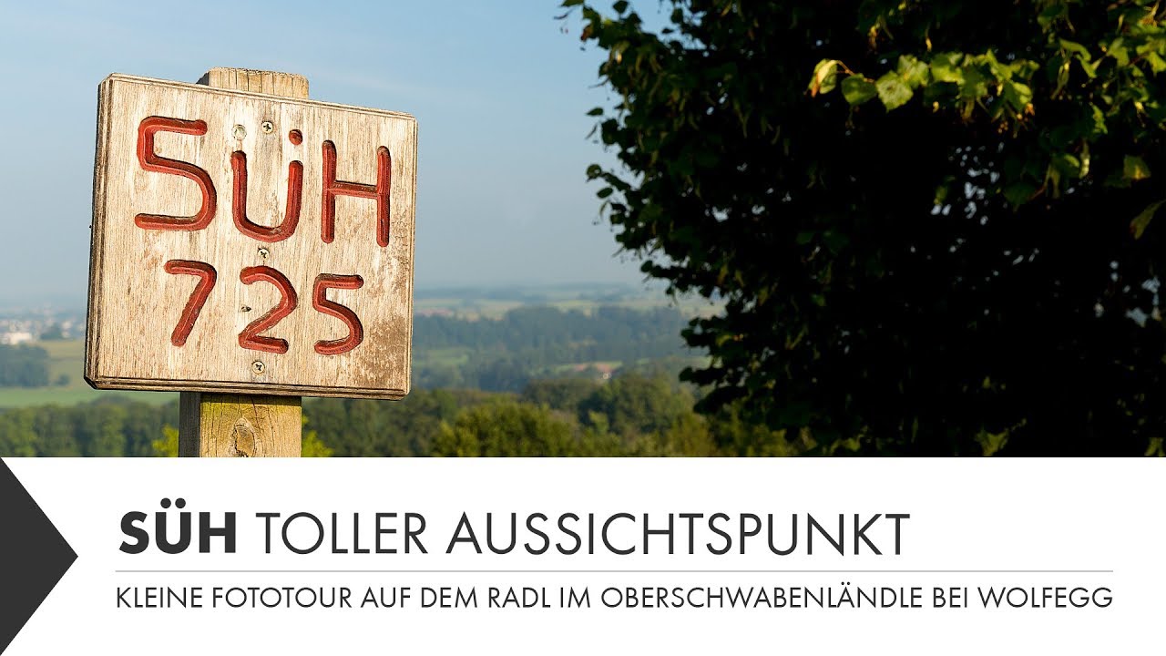 Radeln zum Aussichtspunkt S&uuml;h in Oberschwaben