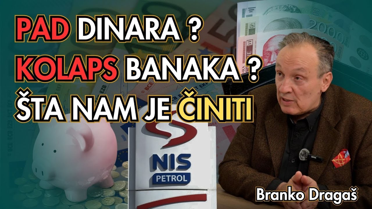 Inflacija, &Scaron;tednja u bankama i Kurs dinara: Kako da NE IZGUBITE novac? | Branko Draga&scaron; - Ep16