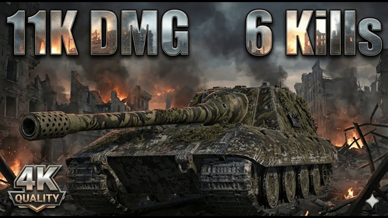 11K Damage:: Jg.Pz.E100 WoT 2.0