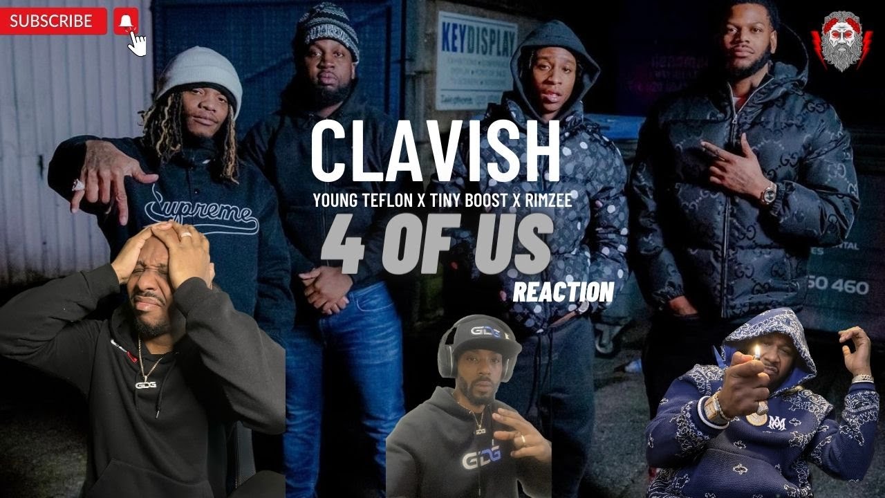 😤😤🔥🔥AMERICAN Reacts to Clavish feat Youngs Teflon, Rimzee & Tiny Boost - 4 Of Us