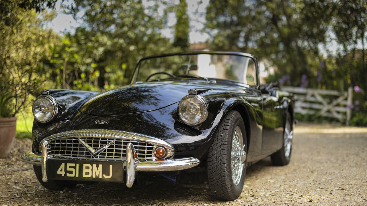 Daimler Dart - SP250. A relaxing look at an immaculate Daimler Dart (SP250) in the dappled sunshine.