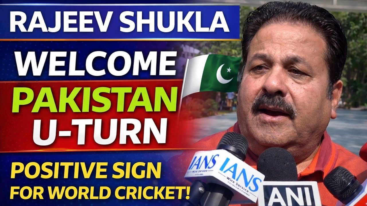 BCCI Vice President Rajeev Shukla Welcomes Pakistan’s U Turn on India Boycott | IND vs PAK T20 2026